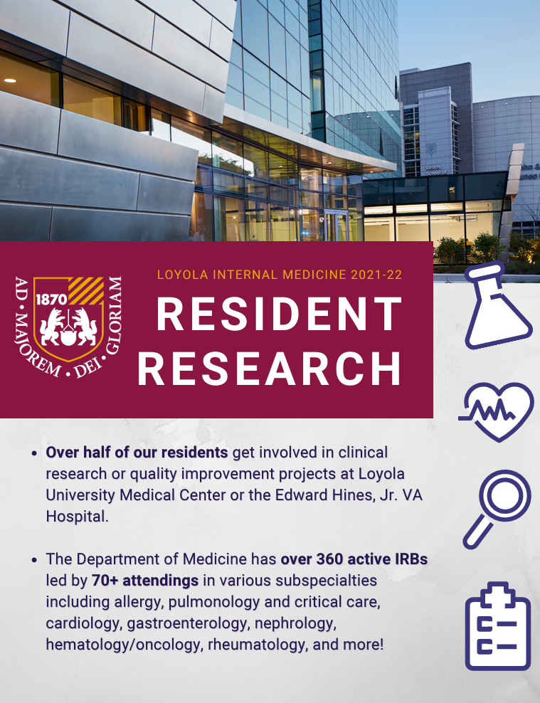 Resident research graphic