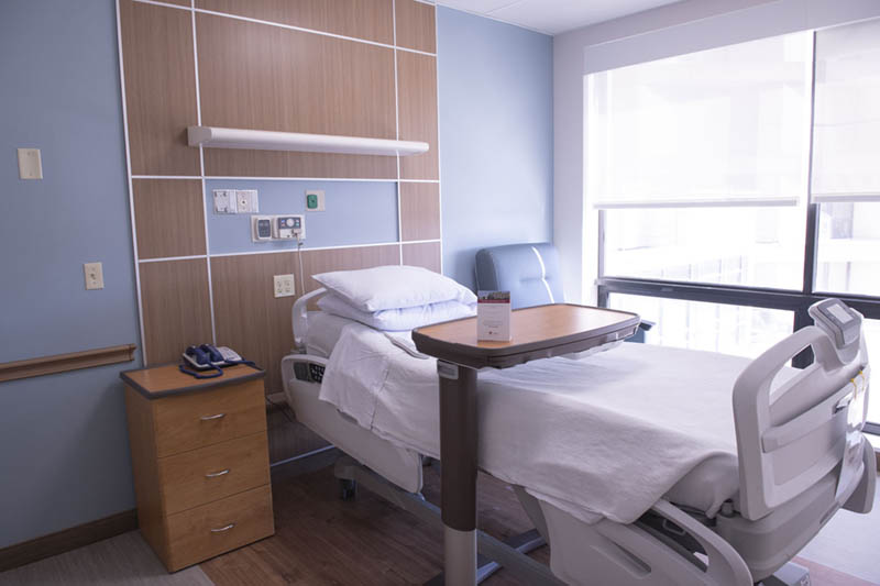 Gottlieb renovated patient room