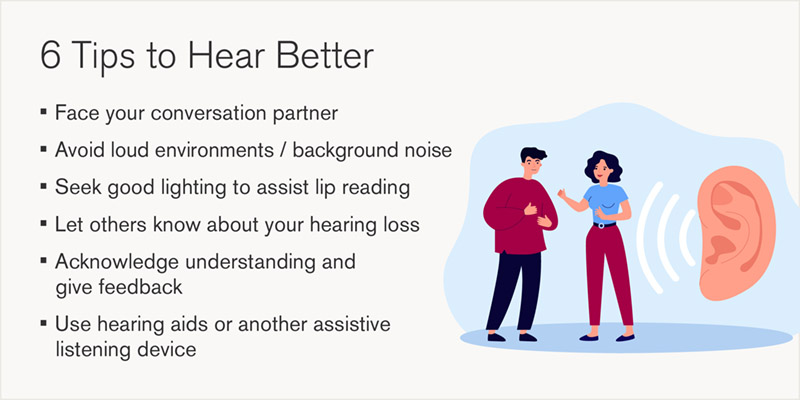 Tips to Hear Better graphic