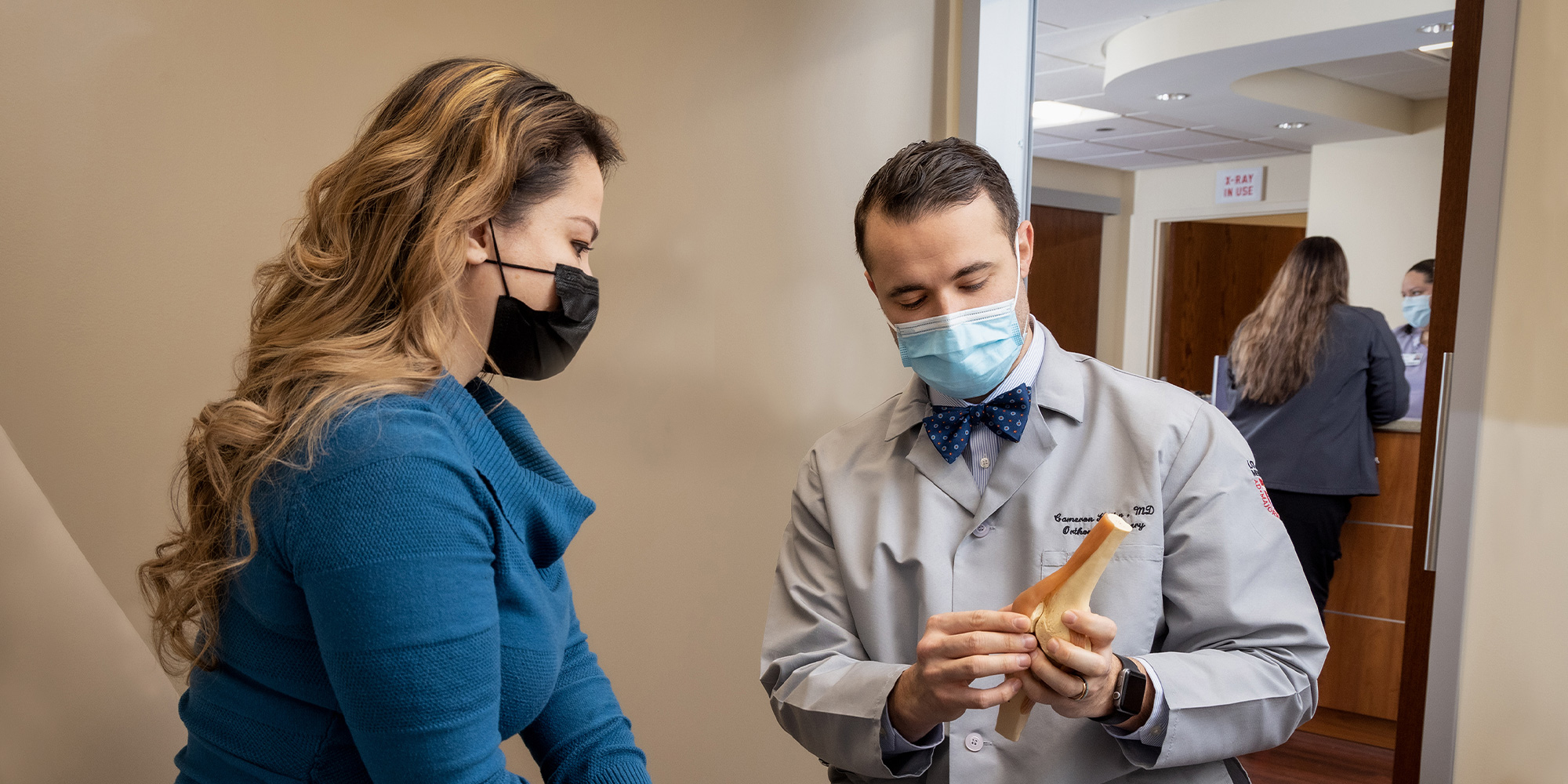 Image of a patient with a Loyola doctor