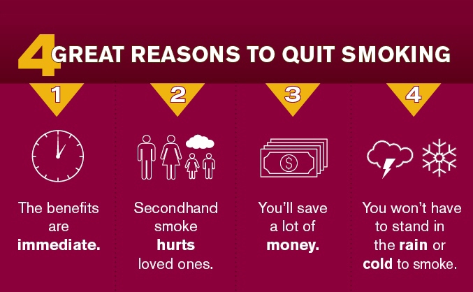 Four great reasons to quit smoking now