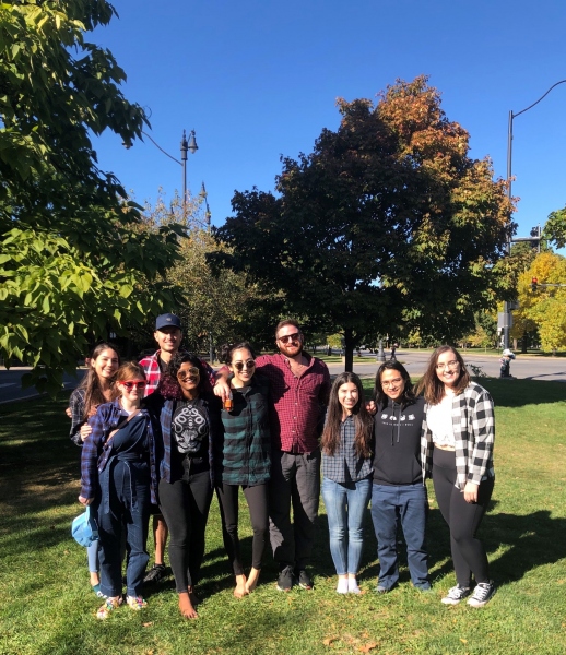 Psychiatry residents outdoors