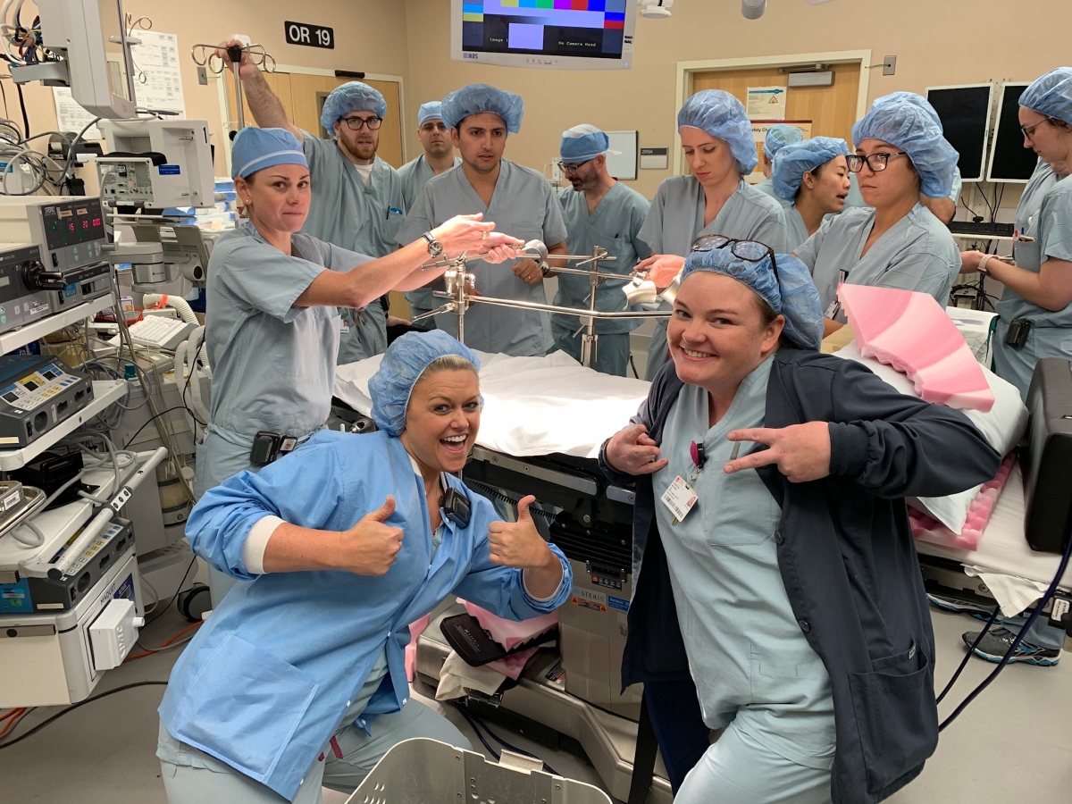 Residents in the OR