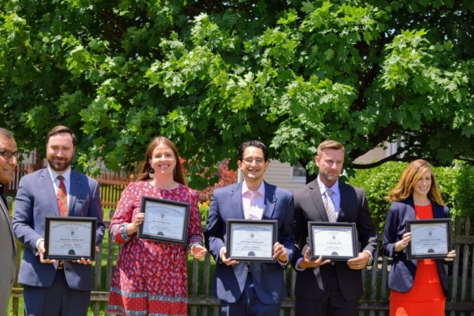 Psychiatry resident graduates