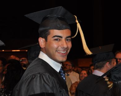 Tarik Ibrahim at graduation