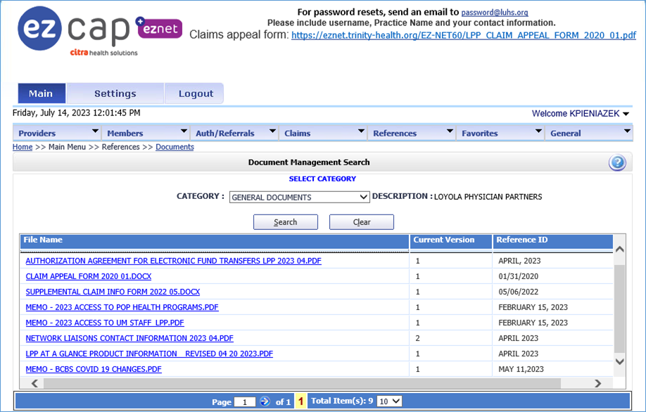 Sample resources available on the LPP portal