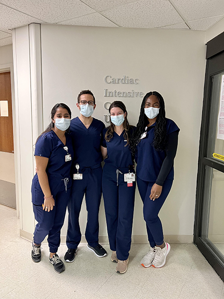 Loyola internal medicine residents at work