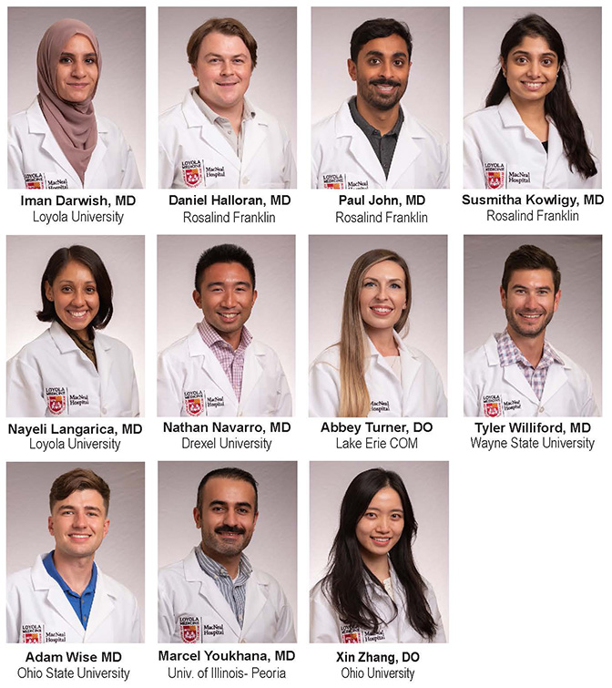 MacNeal Hospital Family Medicine Residents Class of 2025